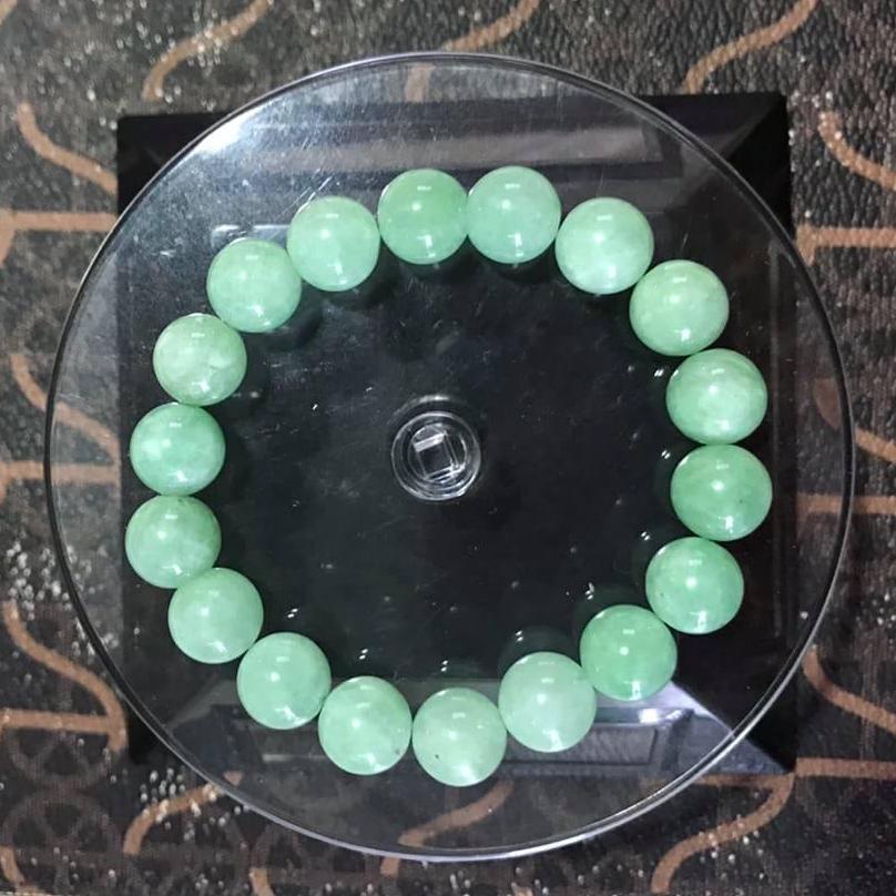 Vòng tay đá xanh ngọc 10ly